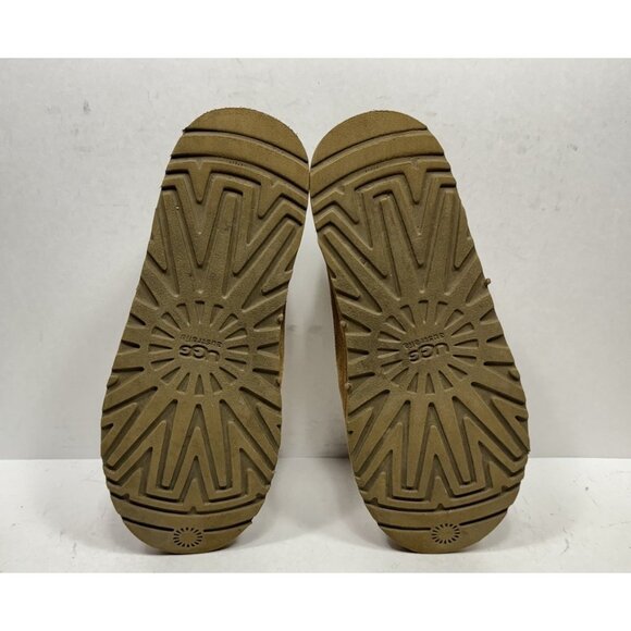 Ugg Tasman Slippers Chestnut Casual Suede Slip On 5252 Kids Size 6 Shoes - Picture 6 of 8